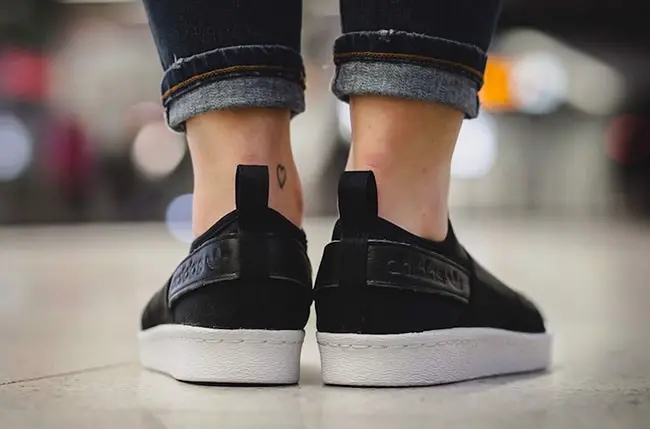 Giày Adidas Superstar Slip-On 'Core Black' BZ0112 - Ảnh 5