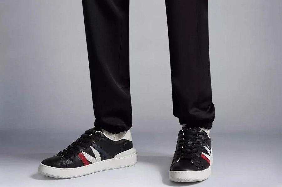 Giày Moncler Monaco M Trainers 'Black White' I109A4M00290M3126P90 - Ảnh 2