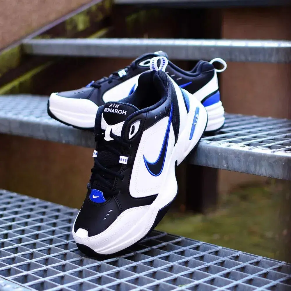 Alternative view of Giày Nike Air Monarch IV 'Black Blue' 415445-002