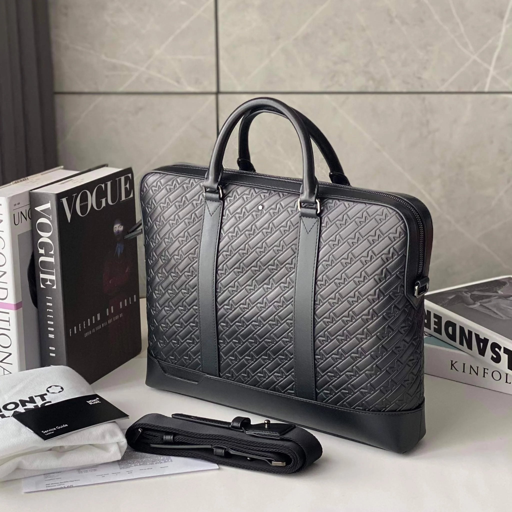 Túi MontBlanc 128617 - Ảnh 4