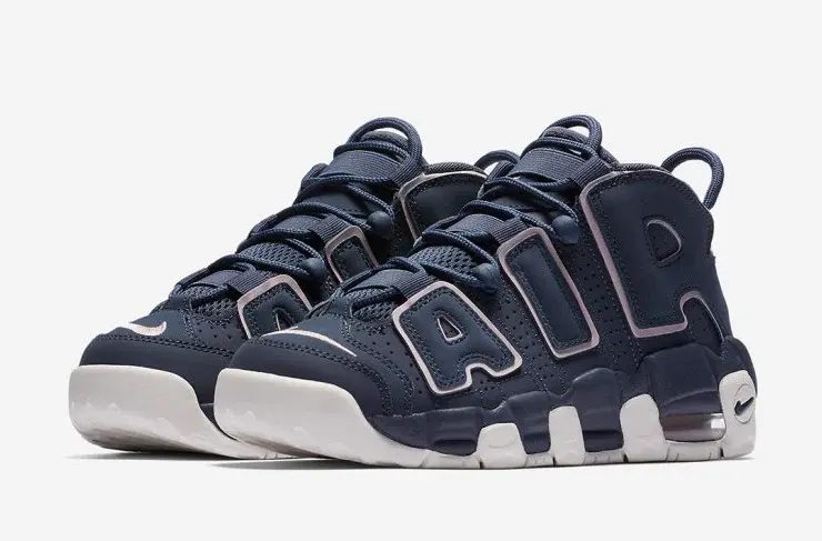 Giày Nike Air More Uptempo GS ‘Thunder Blue’ 415082-402 - Ảnh 4