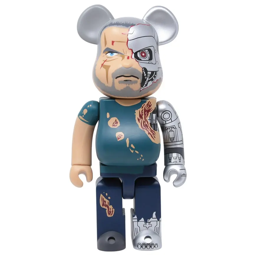 Mô Hình Bearbrick Terminato Dark Fate T-800 400%