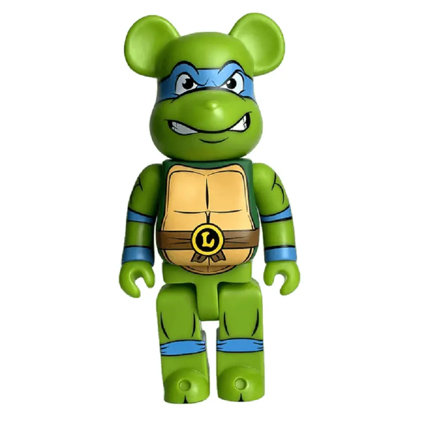 Mô Hình Bearbrick X Teenage Mutant Ninja Turtles Michelangelo 400%