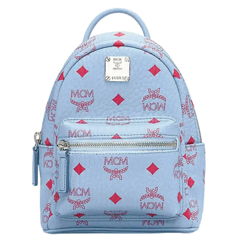 Balo MCM Stark Backpack Visetos 'Blue' MMKASVE14H2001