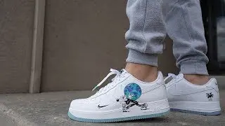 Giày Nike x Steve Harrington Air Force 1 Flyleather CI5545-100 - Ảnh 5