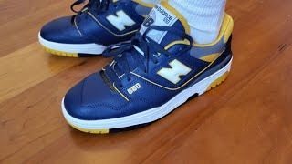 Giày New Balance 550 'Navy Yellow' BB550MA1 - Ảnh 6