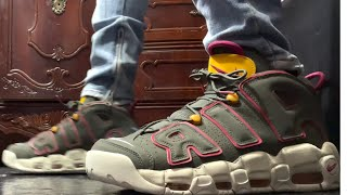 Giày Nike Air More Uptempo 'Cargo Khaki' DH0622-300 - Ảnh 2