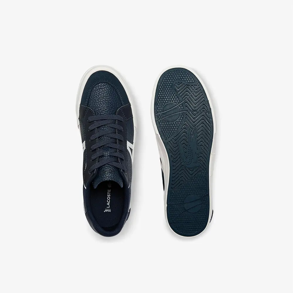 Giày Lacoste L004 0722 'White Navy' 7-43CMA0057092 - Ảnh 4