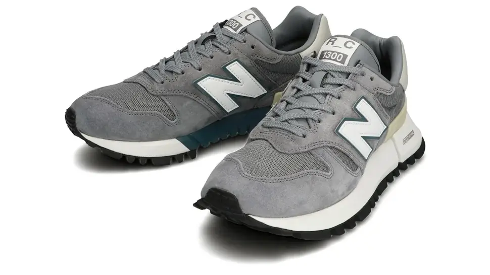 Giày New Balance RC 1300 'Green Logo Pack Grey' MS1300GG - Ảnh 3