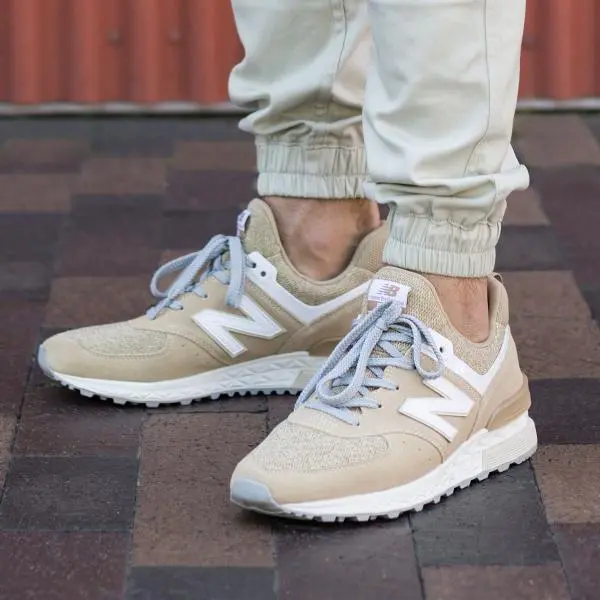 Giày New Balance 574 Sport 'Beige' MS574BS - Ảnh 4