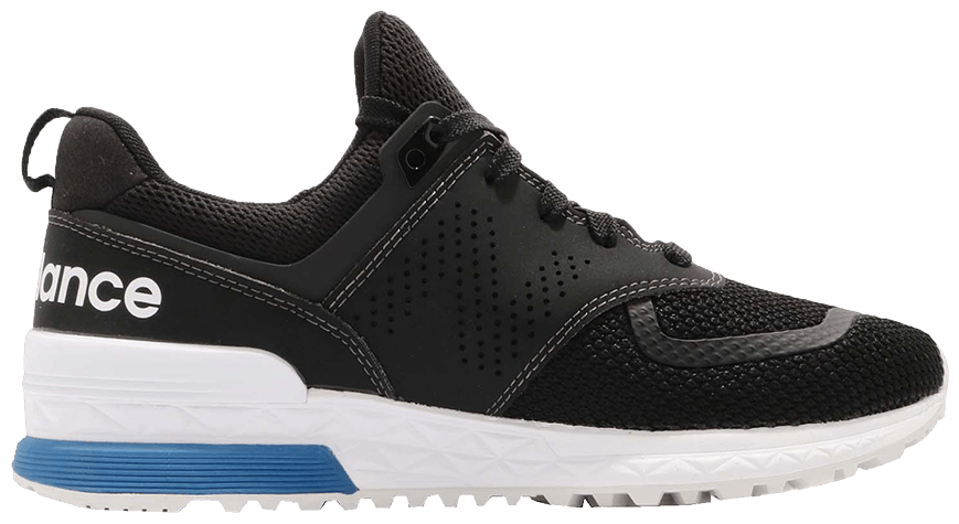 Giày New Balance 574 'Black Blue' MS574PCB