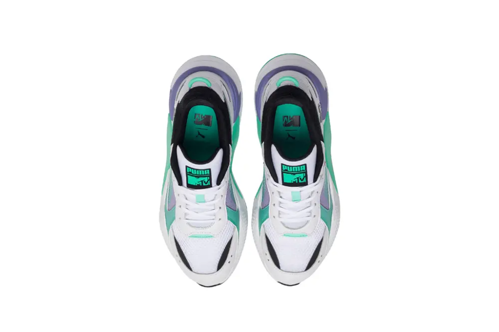 Alternative view of Giày Puma MTV x RSX Tracks 80s White 370407-01