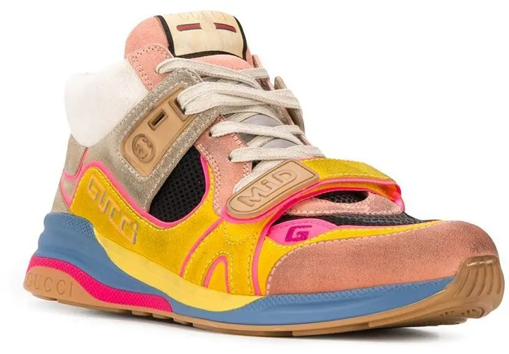 Giày Gucci Ultrapace Mid 'Yellow Multi' 598132-0PVX0-5763 - Ảnh 4