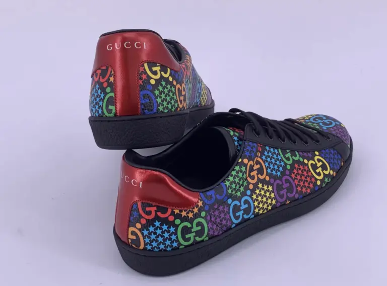 Alternative view of Giày Gucci Ace GG Supreme Low 'Psychedelic - Black' 610085-H2020-1110