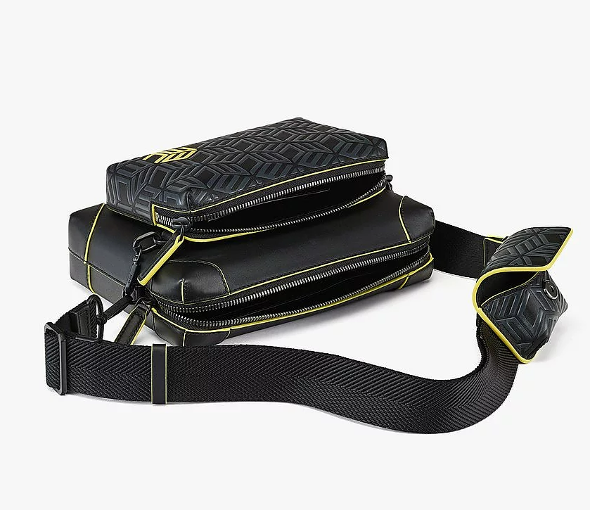 Túi MCM Multifunction Crossbody in Cubic Monogram Leather MMRCSCK02BK001 - Ảnh 3