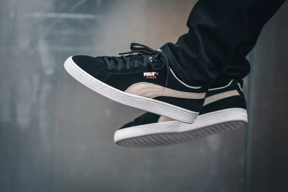 Giày Puma Suede Classic 'Black White' 352634-03 - Ảnh 5