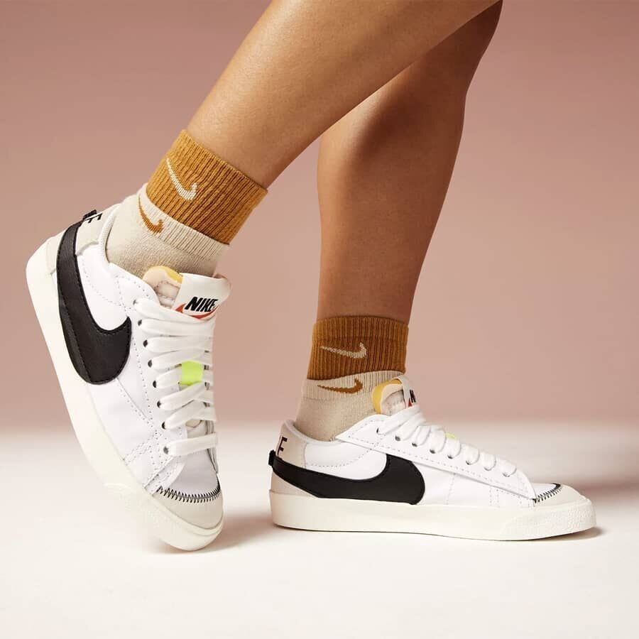 Giày Nike Blazer Low '77 Jumbo 'White Black' DN2158-101 - Ảnh 5