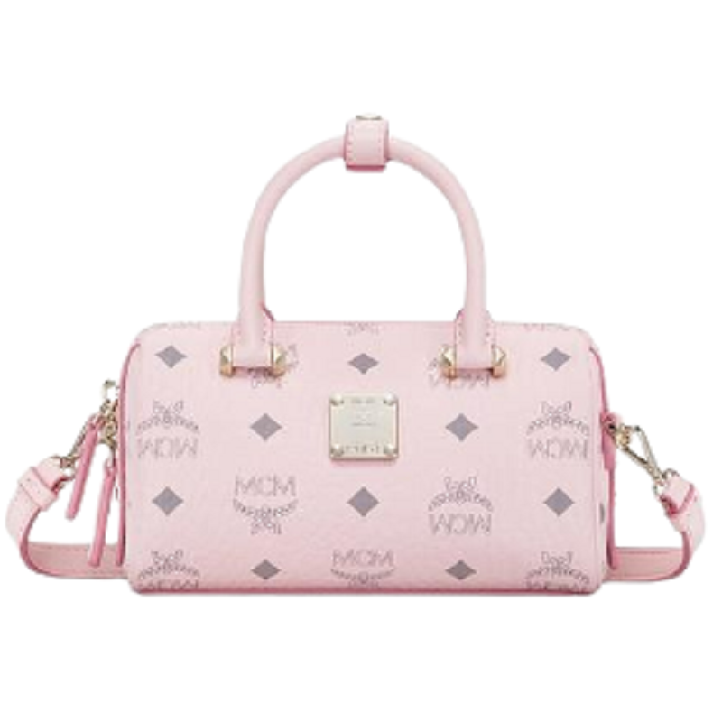 Túi MCM Essential Boston Bag Visetos Small 'Pink' MWBAASE03QH001