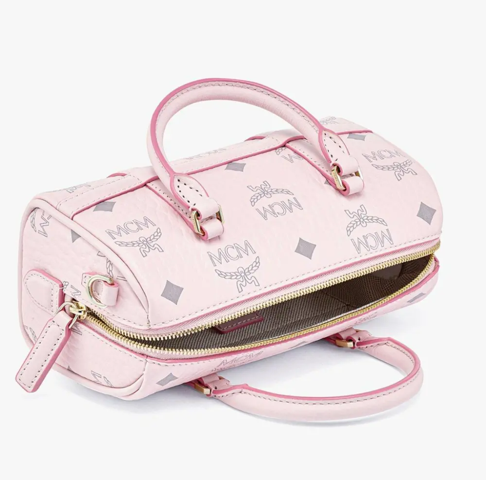 Túi MCM Delmy Boston Bag Visetos 'Pink' MWBBAER01QH001 - Ảnh 4
