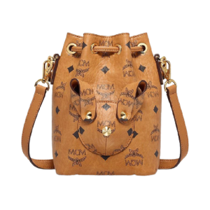 Túi MCM Zoo Rabbit Bucket Bag Visetos 'Cognac' MWDBSXL02CO001