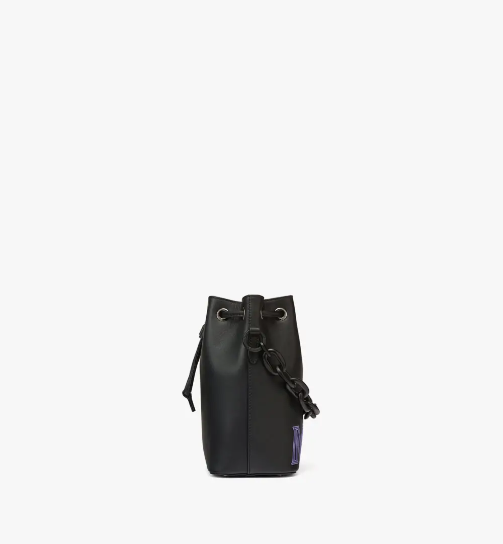 Alternative view of Túi MCM Drawstring Bag in Chain Leather MWDCSSX02BK001