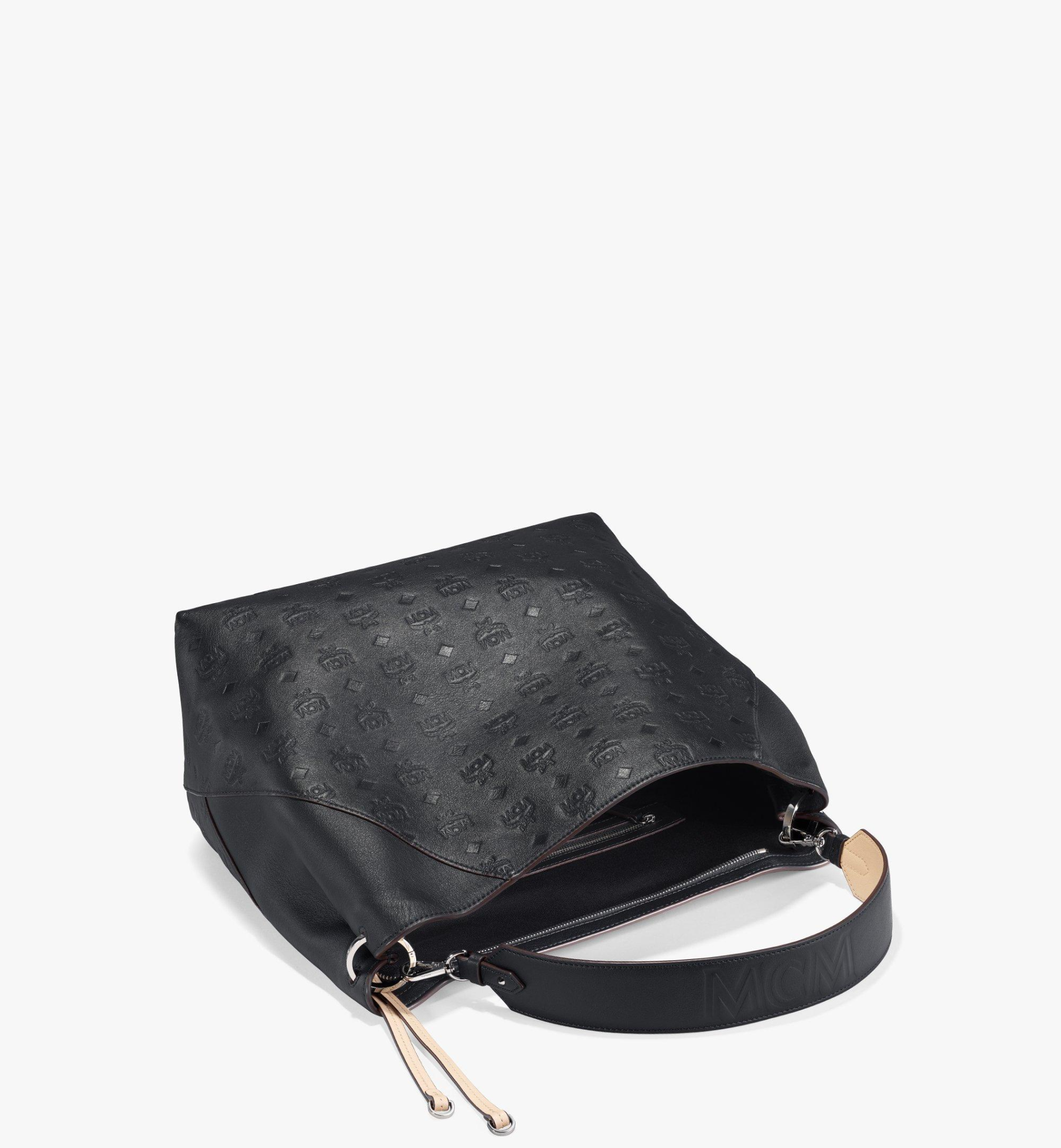 Túi MCM Klara Hobo in Monogram Leather MWH9SKM75BK001 - Ảnh 3