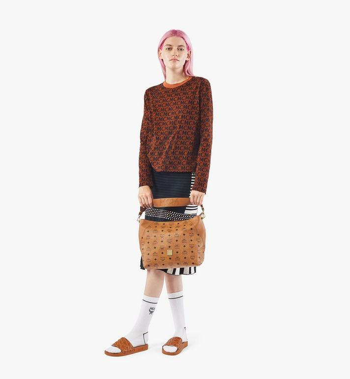 Túi MCM Klara Hobo in Visetos MWHAAKM02CO001 - Ảnh 4