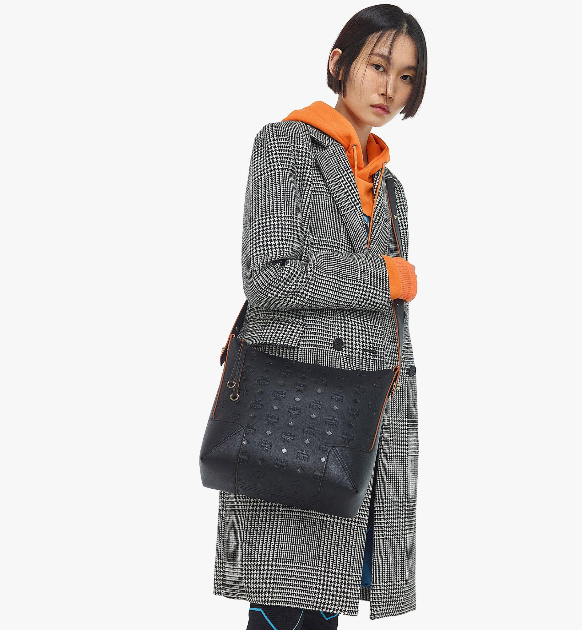 Túi MCM Klara Hobo in Monogram Leather MWHBSKM03BK001 - Ảnh 4