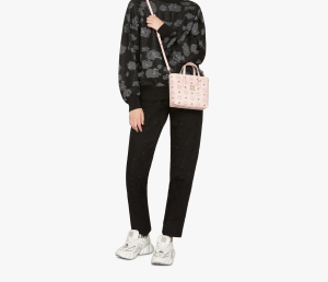 Alternative view of Túi MCM Anya Shopper Visetos 'Pink' MWP9AVI78QH001