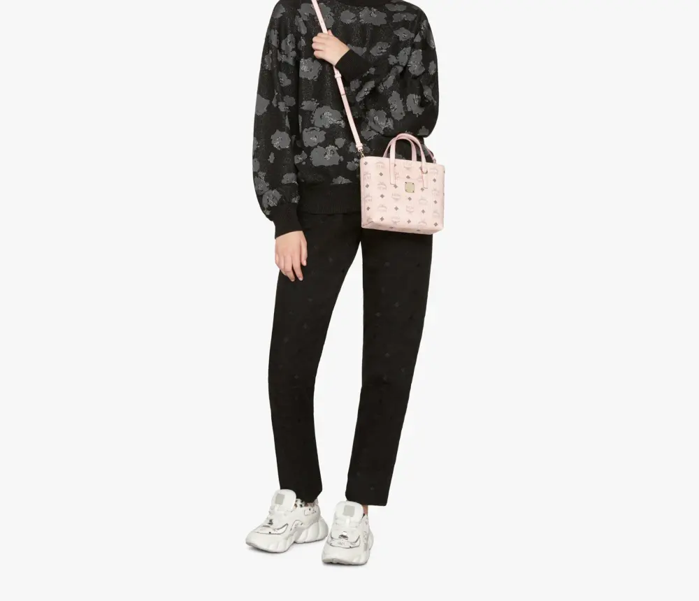 Alternative view of Túi MCM Anya Shopper Visetos 'Pink' MWP9AVI78QH001