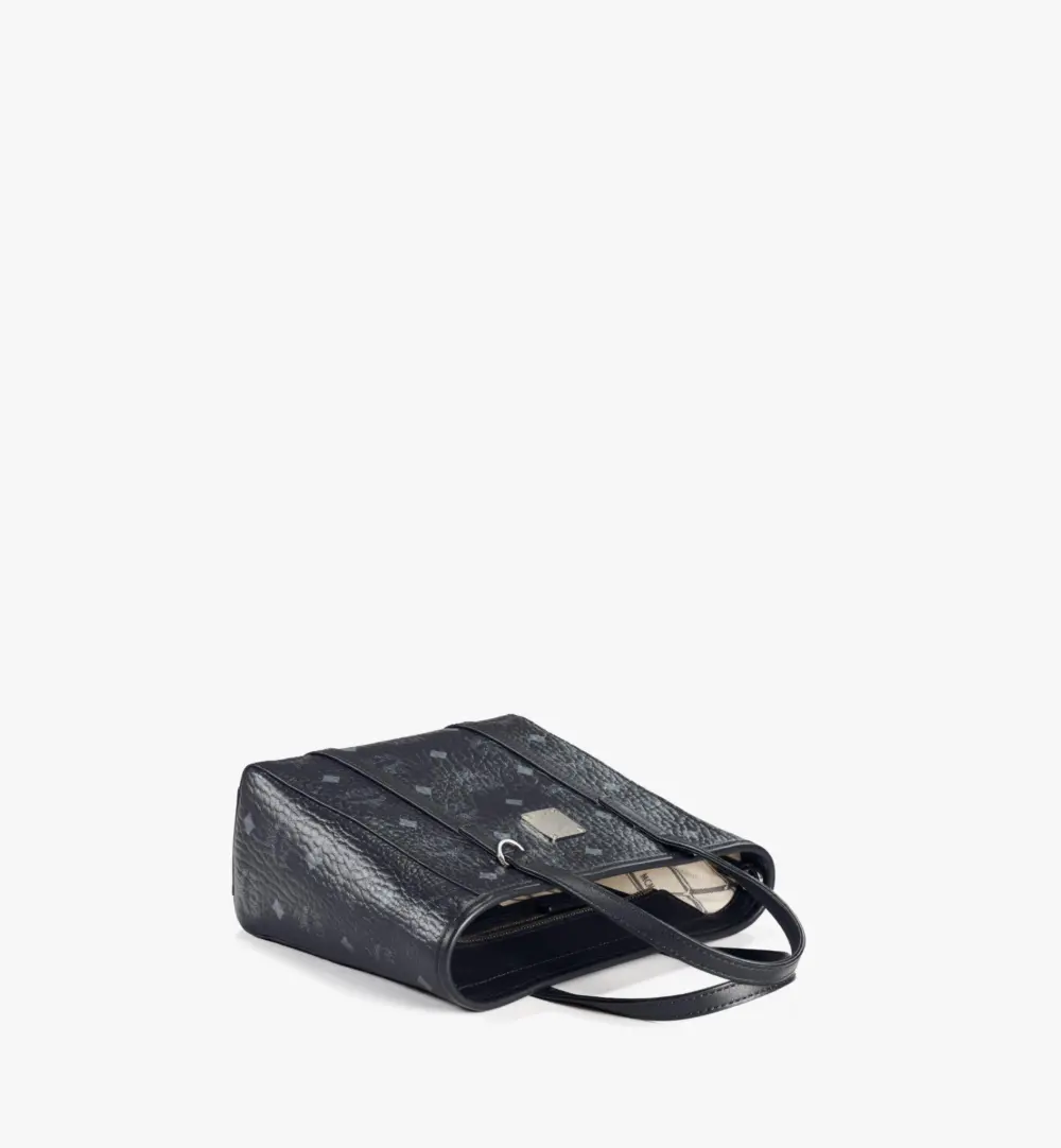 Túi MCM Mini Toni Shopper In Visetos 'Black' MWPAATN04BK001 - Ảnh 5