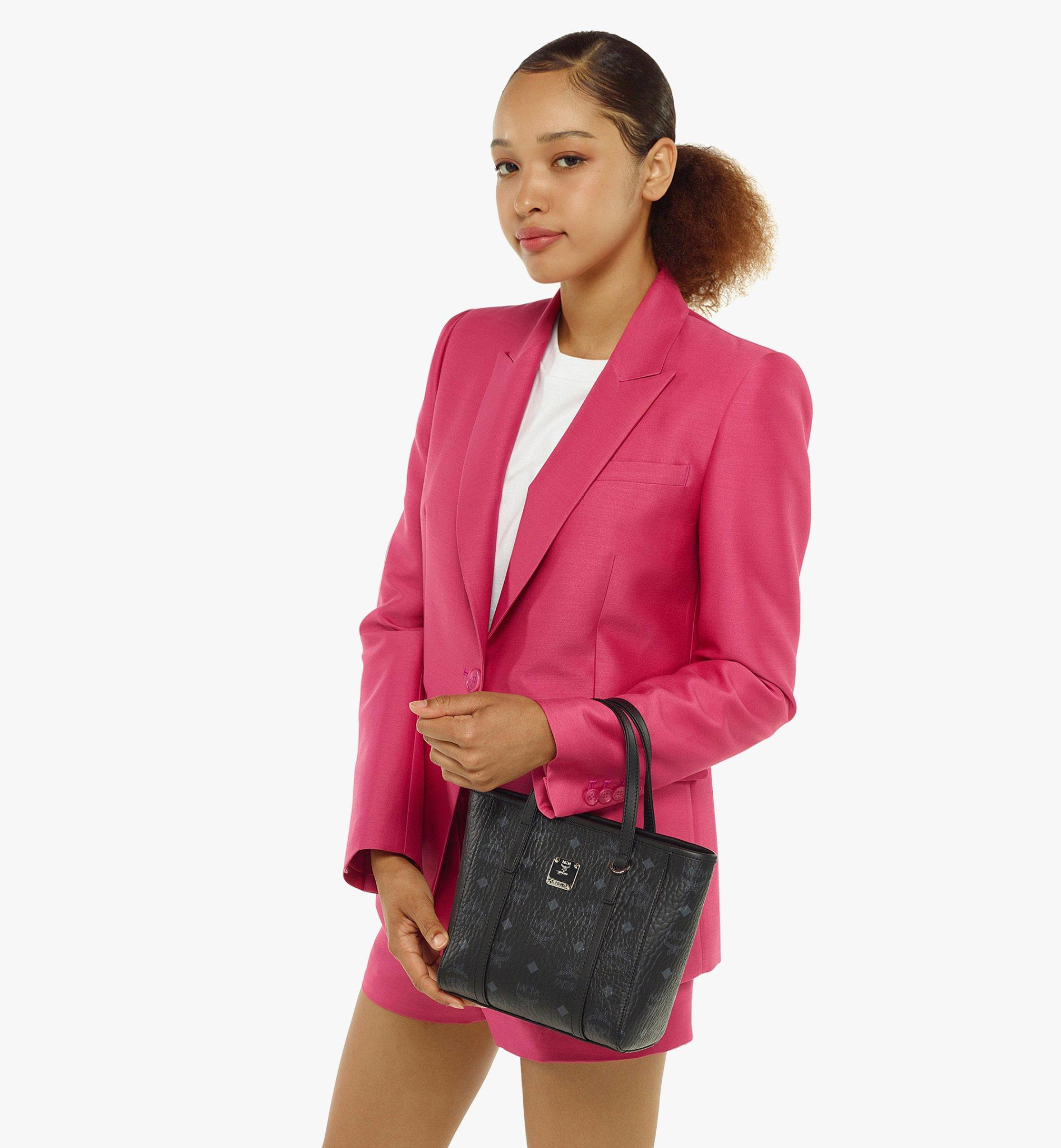 Túi MCM Mini Toni Shopper In Visetos 'Black' MWPAATN04BK001 - Ảnh 2