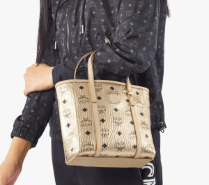 Alternative view of Túi MCM Toni Shopper Visetos 'Beige' MWPAATN05T1001