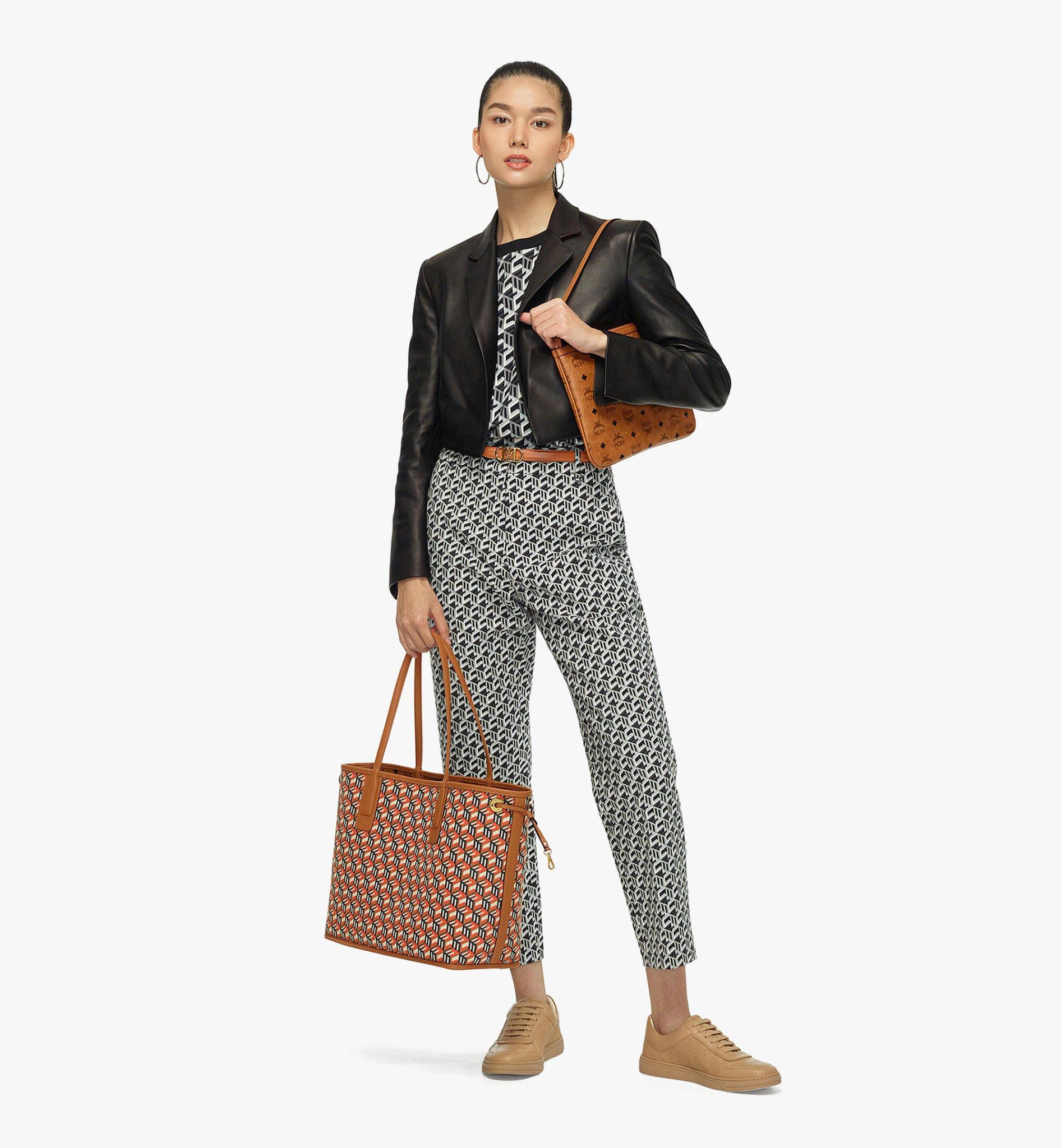 Túi MCM Medium Reversible Liz Shopper Cognac MWPCSVI01CO001 - Ảnh 3