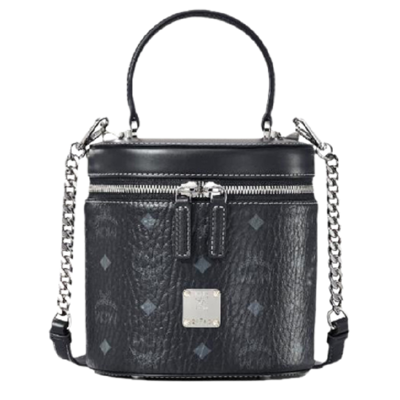 Túi MCM Cylinder Crossbody In Visetos 'Black' MWRAACG01BK001