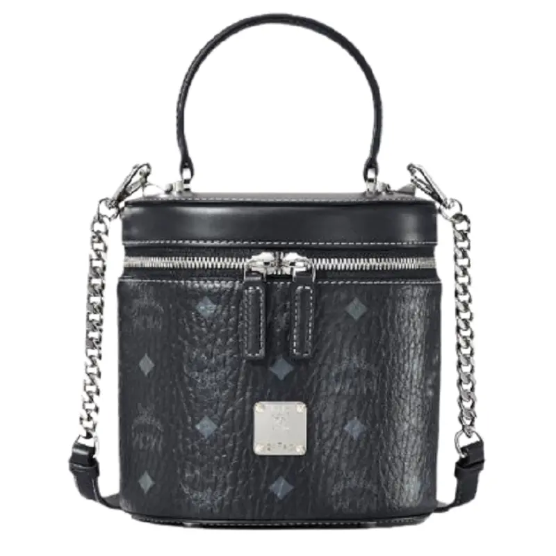 Túi MCM Cylinder Crossbody In Visetos 'Black' MWRAACG01BK001