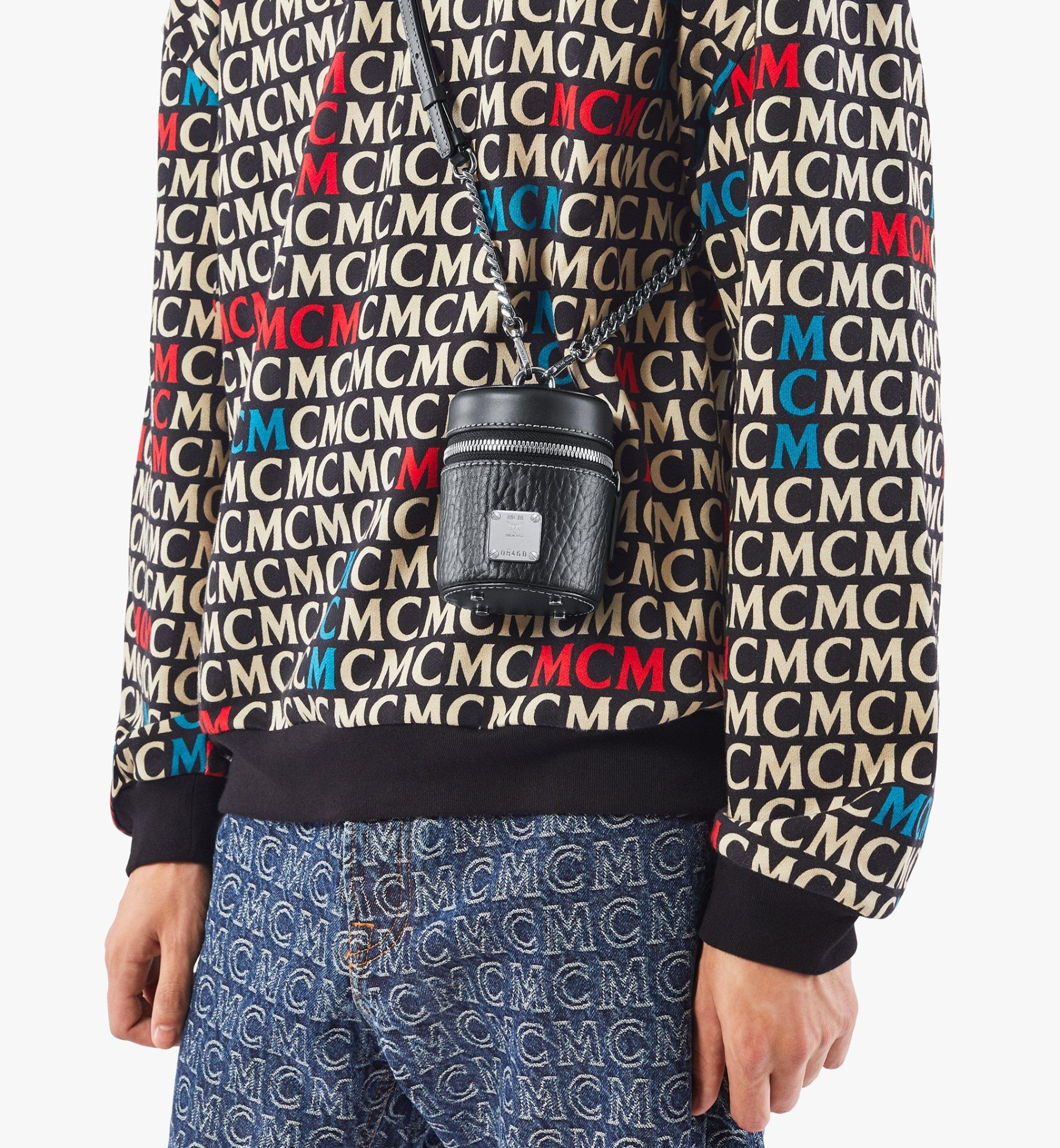 Túi MCM Cylinder Crossbody In Visetos Black MWRAACG03BK001 - Ảnh 3