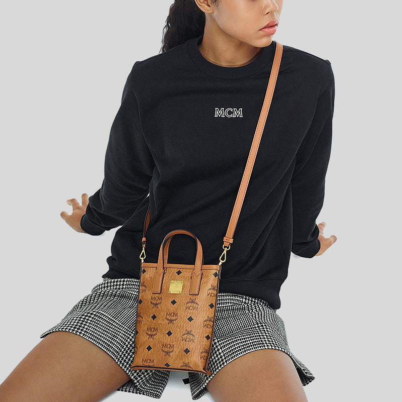 Túi MCM Essential Crossbody Bag in Visetos MWRAASE03CO001 - Ảnh 3