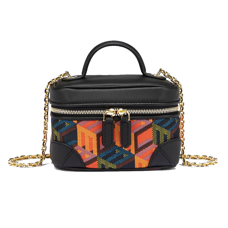 Túi MCM Rockstar Vanity Case in Cubic Monogram Jacquard MWRCSCK03MT001