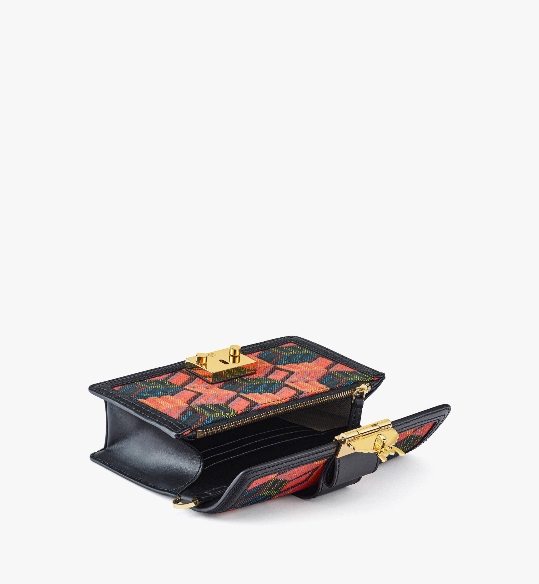 Túi MCM Gretl Crossbody in Cubic Monogram Jacquard MWRCSWO02MT001 - Ảnh 4