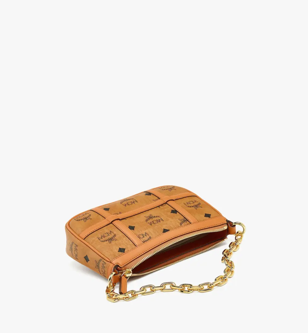 Túi MCM Mini Delmy Shoulder Bag In Visetos 'Cognac' MWSBAER01CO001 - Ảnh 4