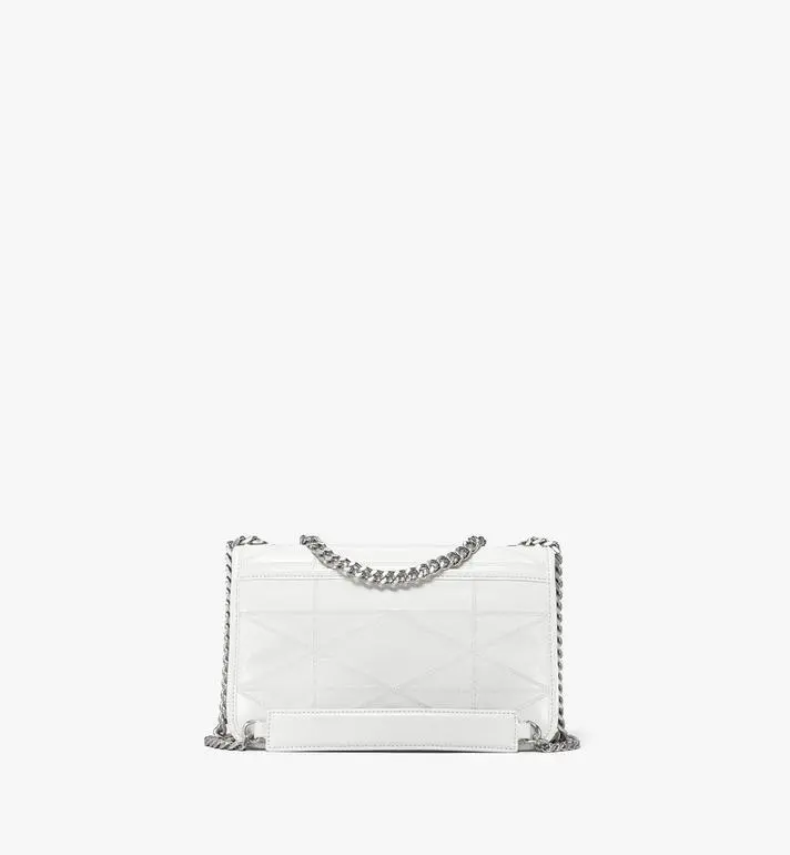 Túi MCM Mena Quilted Leather Grey MWSBSLM06WD001 - Ảnh 3