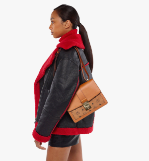 Alternative view of Túi MCM Tracy Shoulder In Visetos 'Cognac' MWSBSXT01CO001