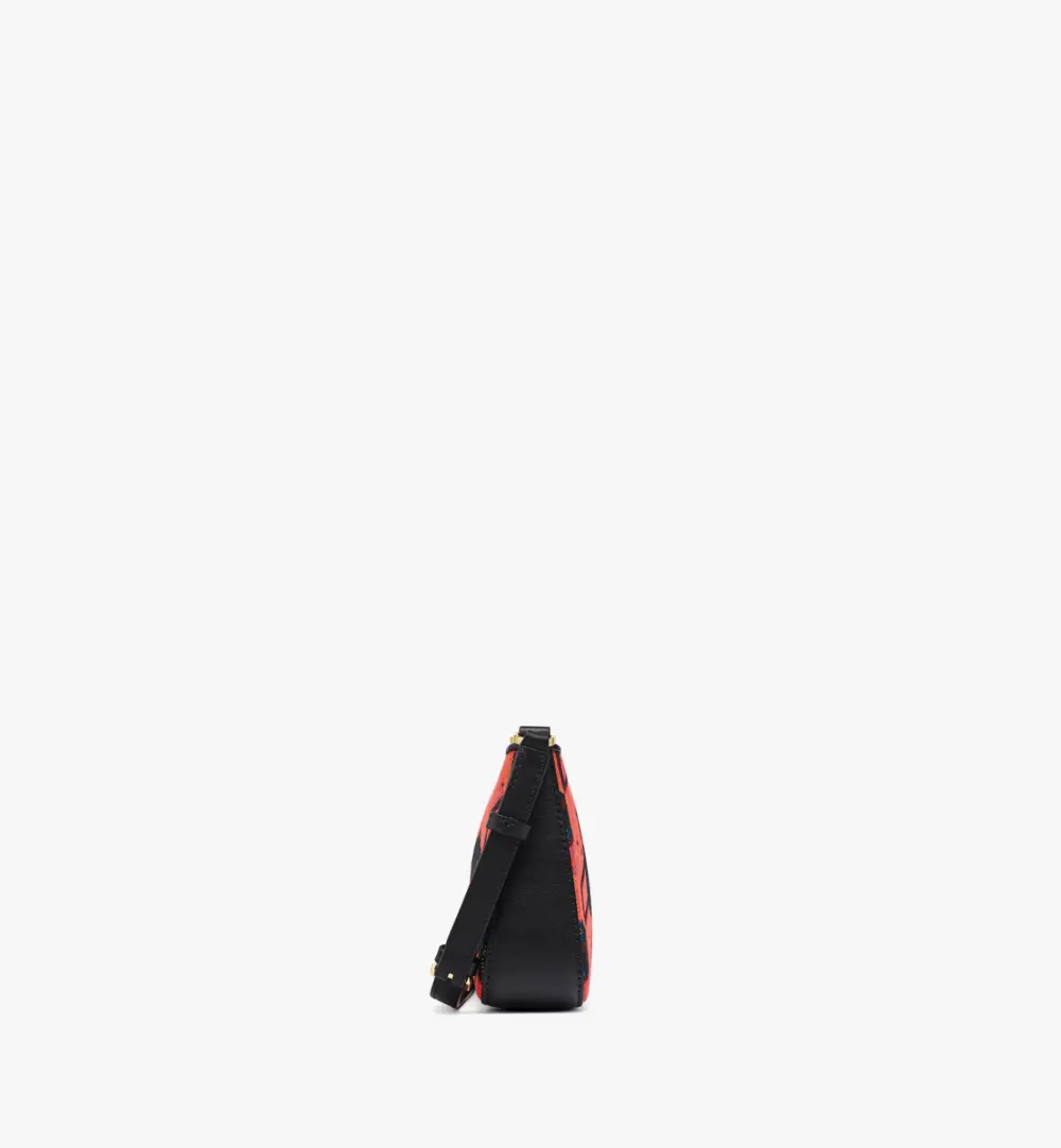 Alternative view of Túi MCM Shoulder Bag in Cubic Monogram Jacquard MWSCSCK02MT001