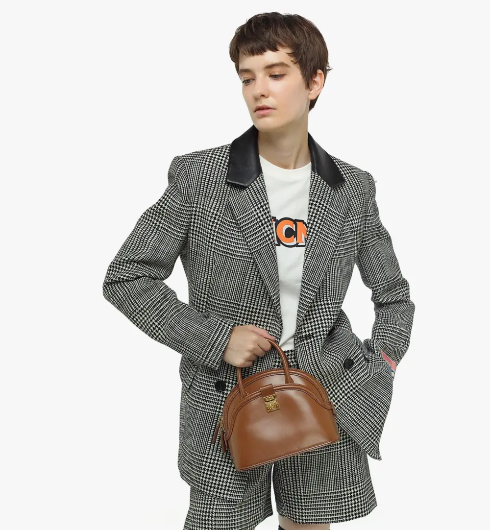 Túi MCM Anna Tote in Spanish Leather MWTBSNN04N7001 - Ảnh 4
