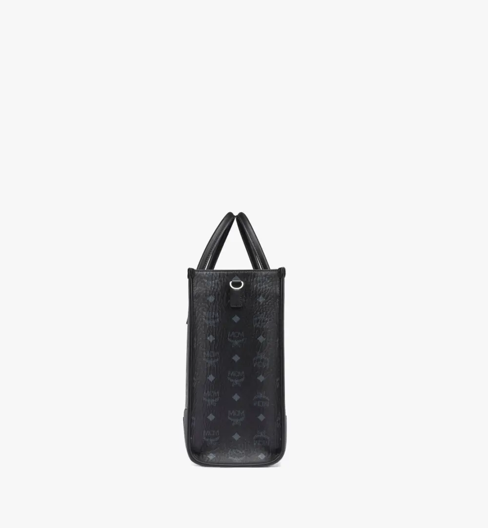 Alternative view of Túi MCM München Tote in Visetos 'Black' MWTCSBO02BK001