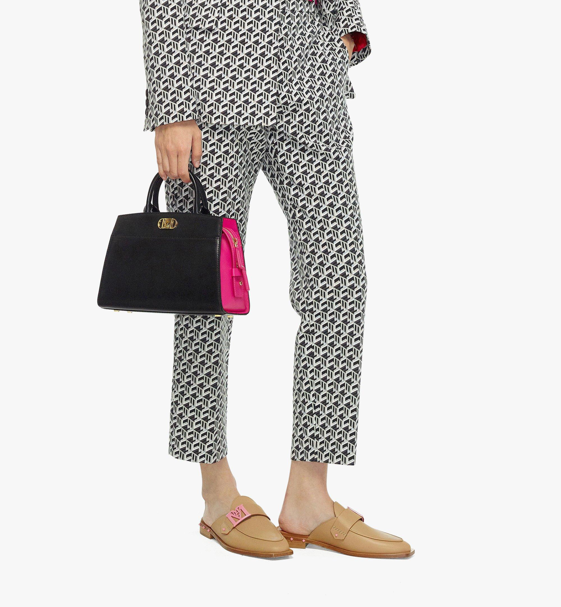 Túi MCM Mode Mena Tote in Nappa Leather MWTCSLM01BK001 - Ảnh 4