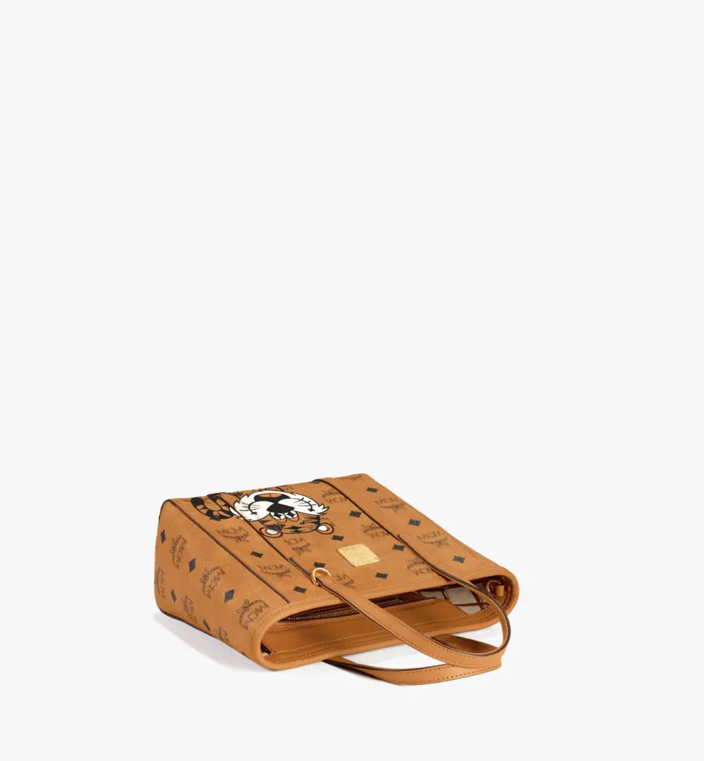 Túi MCM Toni Shopper in New Year Tiger Visetos MWTCSXL01CO001 - Ảnh 3