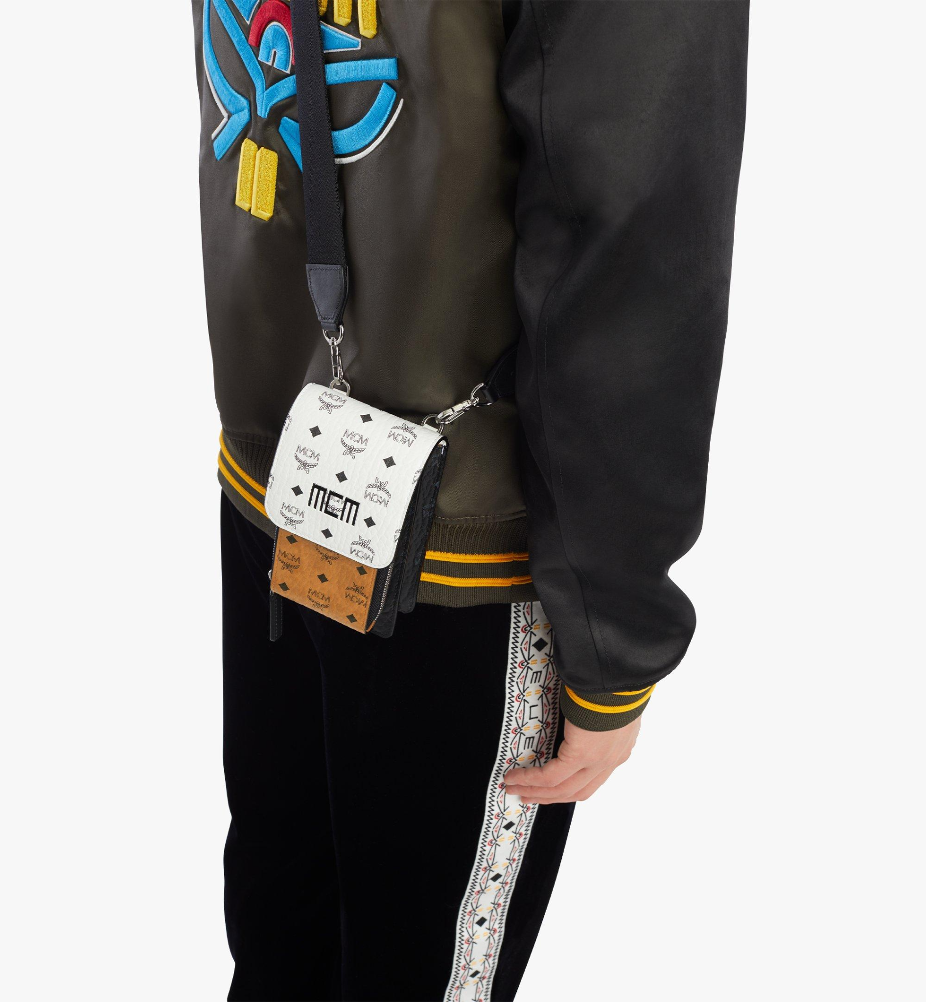 Túi MCM Crossbody Phone Case in Visetos Mix MXEBSVI04WT001 - Ảnh 5
