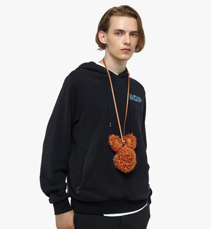 Túi MCM Rabbit Pouch Charm in Faux Fur Visetos MXZBASX02CO001 - Ảnh 4